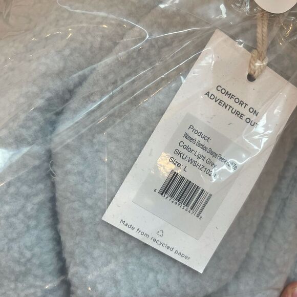 Women's Bamboo Sherpa Fleece Half Zip - Picture 3 of 10